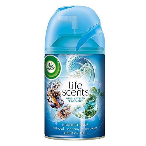 Airwick Freshmatic Refill Life Scents Turquoise Oasis - 250 ml Perfumes Airwick Freshmatic Refill Life Scents Turquoise Oasis - 250 ml Perfumes