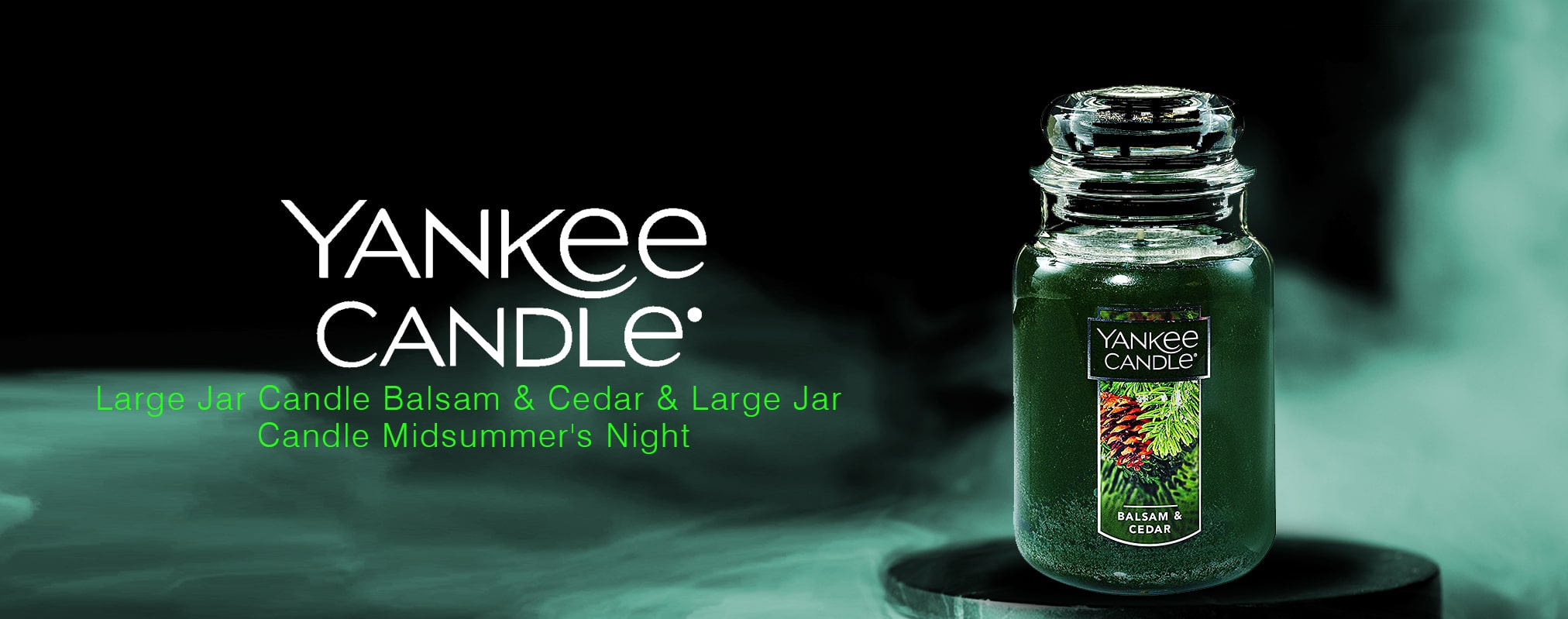 Best Yankee Candle Balsam & Cedar Large Jar Candle Online USA 2021