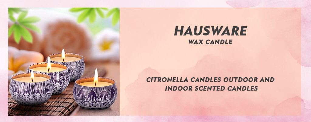 Buy Hausware Scented Candles Outdoor and Indoor Soy Wax Candle USA 2021